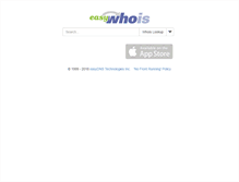 Tablet Screenshot of easywhois.com